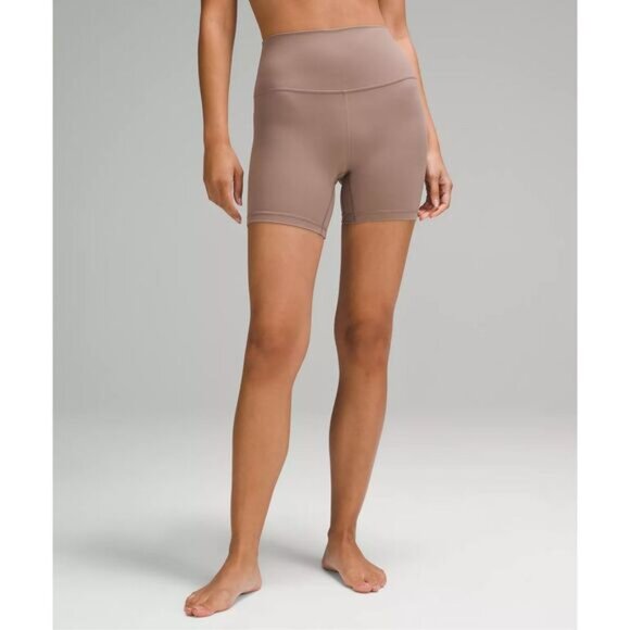 Lululemon Align HR High Rise Short 6" Size 0 Taupetastic Beige Brand New NWT - Picture 2 of 8